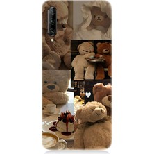 Teknomeg Huawei P Smart Pro Uyumlu Sevgili Aşık Ayılar Desenli Silikon Kılıf