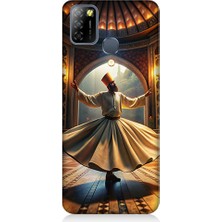 Teknomeg Infinix Smart 5 Uyumlu Mevlevi Semazen Desenli Silikon Kılıf