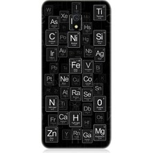 Teknomeg Xiaomi Redmi 8A Uyumlu Elementler ve Sembolleri  Desenli Silikon Kılıf