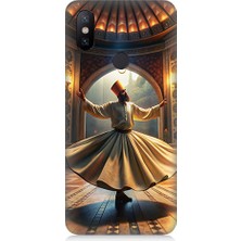 Teknomeg Xiaomi Mi A2 Uyumlu Mevlevi Semazen Desenli Silikon Kılıf