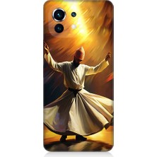Teknomeg Xiaomi Mi 11 Uyumlu Semazen Yapan Mevlevi Desenli Silikon Kılıf