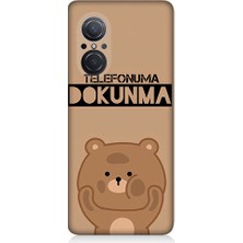 Teknomeg Huawei Nova 9 Se Uyumlu Telefonuma Dokunma Ayıcık Desenli Silikon Kılıf