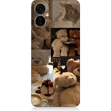 Teknomeg Tecno Camon 19 Neo Uyumlu Sevgili Aşık Ayılar Desenli Silikon Kılıf