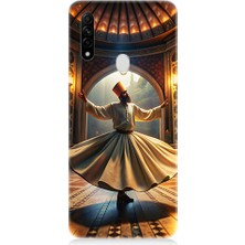Teknomeg Oppo A31 Uyumlu Mevlevi Semazen Desenli Silikon Kılıf