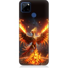Teknomeg Realme C12 Uyumlu Anka Kuşu Uyanıyor Desenli Silikon Kılıf
