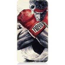 Teknomeg General Mobile Discovery 4g Uyumlu Street Fighter Ryu Desenli Silikon Kılıf
