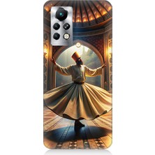 Teknomeg Infinix Note 11 Pro Uyumlu Mevlevi Semazen Desenli Silikon Kılıf