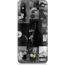 Teknomeg Xiaomi Mi A2 Lite Uyumlu Papatya Aşkı Desenli Silikon Kılıf