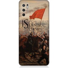 Teknomeg Xiaomi Redmi Note 10 5g Uyumlu Istanbul'un Fethi Desenli Silikon Kılıf