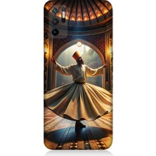 Teknomeg Xiaomi Poco M3 Pro Uyumlu Mevlevi Semazen Desenli Silikon Kılıf
