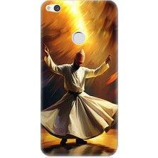 Teknomeg Huawei P9 Lite 2017 Uyumlu Semazen Yapan Mevlevi Desenli Silikon Kılıf