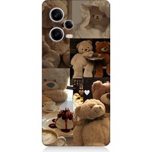 Teknomeg Xiaomi Redmi Note 12 Pro 5g Uyumlu Sevgili Aşık Ayılar Desenli Silikon Kılıf