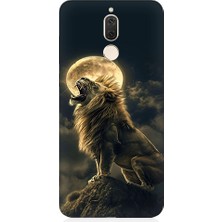 Teknomeg Huawei Mate 10 Lite Uyumlu Kükreyen Aslan Desenli Silikon Kılıf