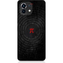 Teknomeg Xiaomi Mi 11 Uyumlu Pi Sayısı ve Sonsuzluk Desenli Silikon Kılıf