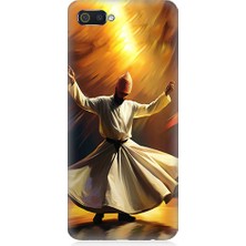 Teknomeg Realme C2 Uyumlu Semazen Yapan Mevlevi Desenli Silikon Kılıf