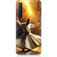 Teknomeg Realme Xt Uyumlu Semazen Yapan Mevlevi Desenli Silikon Kılıf