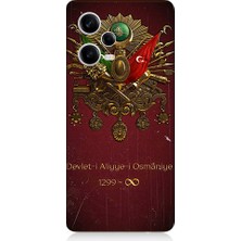 Teknomeg Xiaomi Redmi Note 12 Pro 5g Uyumlu Osmanlı Nişanı 1299- Desenli Silikon Kılıf
