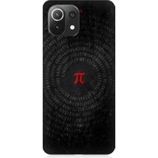 Teknomeg Xiaomi Mi 11 Lite Uyumlu Pi Sayısı ve Sonsuzluk Desenli Silikon Kılıf