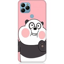 Teknomeg General Mobile GM21 Uyumlu Sevimli Panda Desenli Silikon Kılıf