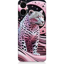 Teknomeg Tecno Camon 19 Neo Uyumlu Pembe Leopar Desenli Silikon Kılıf