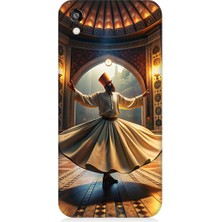 Teknomeg Huawei Honor 8s Uyumlu Mevlevi Semazen Desenli Silikon Kılıf