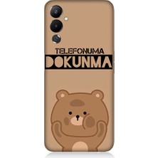 Teknomeg Tecno Pova 3 Uyumlu Telefonuma Dokunma Ayıcık Desenli Silikon Kılıf
