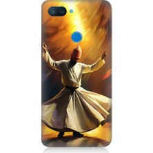 Teknomeg Xiaomi Mi 8 Lite Uyumlu Semazen Yapan Mevlevi Desenli Silikon Kılıf
