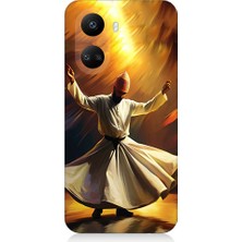 Teknomeg Huawei Nova 10 Se Uyumlu Semazen Yapan Mevlevi Desenli Silikon Kılıf