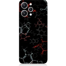 Teknomeg Xiaomi Redmi 12 Uyumlu Kimya Formülü Desenli Silikon Kılıf