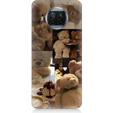Teknomeg Xiaomi Mi 10T Lite Uyumlu Sevgili Aşık Ayılar Desenli Silikon Kılıf