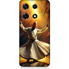Teknomeg Infinix Note 30 Pro Uyumlu Semazen Yapan Mevlevi Desenli Silikon Kılıf
