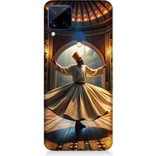 Teknomeg Realme C15 Uyumlu Mevlevi Semazen Desenli Silikon Kılıf