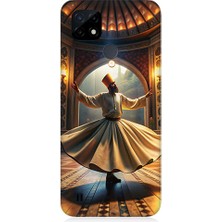 Teknomeg Realme C21 Uyumlu Mevlevi Semazen Desenli Silikon Kılıf