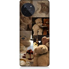 Teknomeg Realme 11 4g Uyumlu Sevgili Aşık Ayılar Desenli Silikon Kılıf