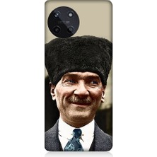 Teknomeg Realme 11 4g Uyumlu Mustafa Kemal Atatürk Desenli Silikon Kılıf