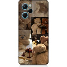 Teknomeg Xiaomi Poco X5 Pro Uyumlu Sevgili Aşık Ayılar Desenli Silikon Kılıf