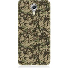Teknomeg General Mobile Discovery 4g Uyumlu Piksel Kamuflaj Desenli Silikon Kılıf