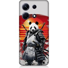 Teknomeg Infinix Note 30 Uyumlu Samuray Panda Desenli Silikon Kılıf