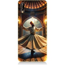 Teknomeg Huawei P20 Lite Uyumlu Mevlevi Semazen Desenli Silikon Kılıf