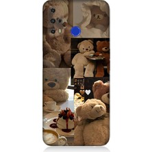 Teknomeg Reeder P13 Blue Max Pro Lite Uyumlu Sevgili Aşık Ayılar Desenli Silikon Kılıf