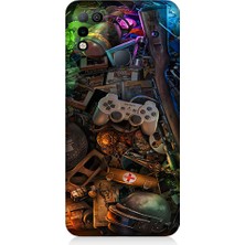 Teknomeg Infinix Hot 11 Play Uyumlu Oyuncu Gamer Desenli Silikon Kılıf
