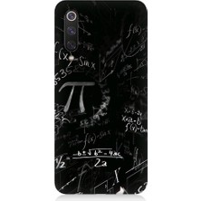 Teknomeg Xiaomi Mi 9 Se Uyumlu Pi ve Matematik Formülü Desenli Silikon Kılıf