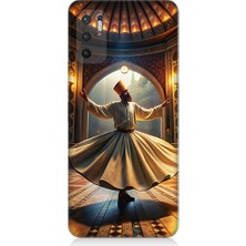 Teknomeg Xiaomi Redmi Note 10 5g Uyumlu Mevlevi Semazen Desenli Silikon Kılıf
