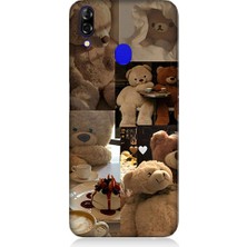 Teknomeg Reeder P13 Blue Uyumlu Sevgili Aşık Ayılar Desenli Silikon Kılıf