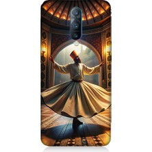 Teknomeg Oppo Rx 17 Pro Uyumlu Mevlevi Semazen Desenli Silikon Kılıf