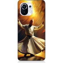 Teknomeg Xiaomi Mi 11 Pro Uyumlu Semazen Yapan Mevlevi Desenli Silikon Kılıf