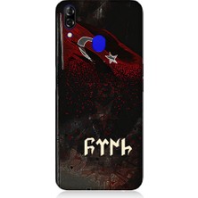 Teknomeg Reeder P13 Blue Uyumlu Bayrak ve Göktürkçe Türk Desenli Silikon Kılıf