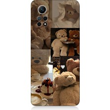 Teknomeg Xiaomi Redmi Note 12 Pro 4g Uyumlu Sevgili Aşık Ayılar Desenli Silikon Kılıf