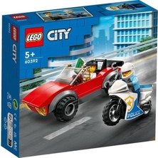 60392 Lego® City - Polis Motosikleti Araba Takibi 59 Parça +5 Yaş