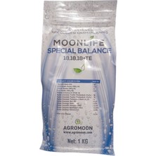 Agromoon Moonlife Special Balance. Dengeli Büyüme. Güçlü Sağlıklı Yeşil Aksam 18.18.18 Te 1 kg